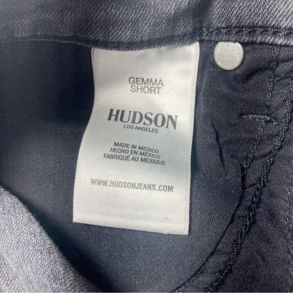 Hudson Los Angeles Gemma Lady Luck Short Midrise Cutoff Jeans Distressed Size 27 - Picture 9 of 10